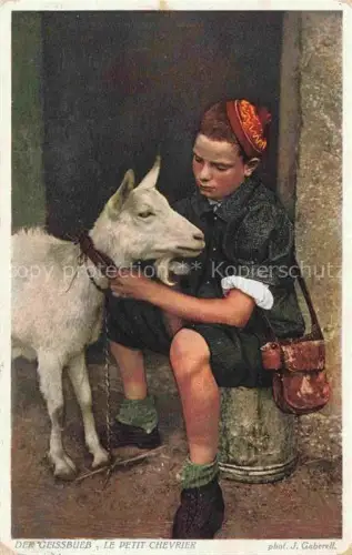 AK / Ansichtskarte GABERELL Foto Gaberell J. Nr. Der Geissbueb Le Petit Chevrier