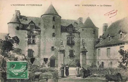 AK / Ansichtskarte Vigouroux Saint-Flour 15 Cantal Château Schloss