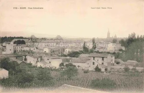 AK / Ansichtskarte RIOM 63 Puy-de-Dome Vue générale