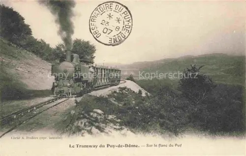 AK / Ansichtskarte Le Puy de Dome Clermont-Ferrand 63 Puy-de-Dome Chemin de fer Tramway
