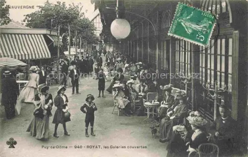 AK / Ansichtskarte Royat-les-Bains Clermont-Ferrand 63 Puy-de-Dome Les Galeries couvertes