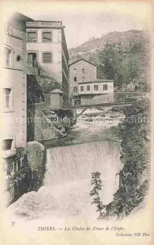 AK / Ansichtskarte THIERS 63 Puy-de-Dome Les Chutes du Creux de l'Enfer