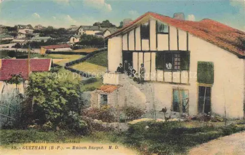 AK / Ansichtskarte Guethary Bayonne 64 Pyrenees-Atlantiques Maison Basque