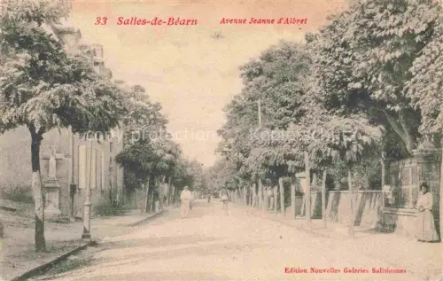AK / Ansichtskarte Salies-de-Bearn PAU 64 Pyrenees-Atlantiques Avenue Jeanne d'Albret