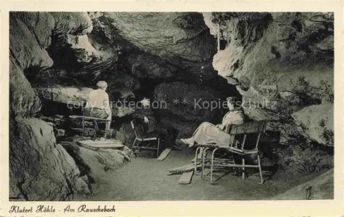AK / Ansichtskarte Ennepetal NRW Klutert Hoehle Am Rauschebach
