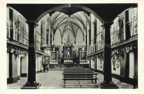 AK / Ansichtskarte Kevelaer Innenansicht Kerzenkapelle Altar