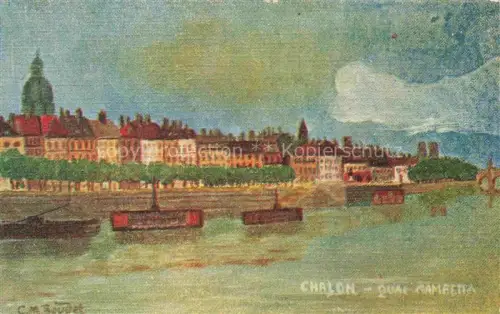 AK / Ansichtskarte CHALON-SUR-SAONE 71 Saone-et-Loire Quai Campetta