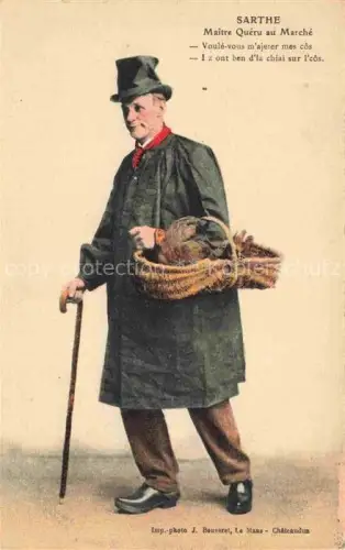 AK / Ansichtskarte Sarthe La (Region) Maitre Queru au Marche