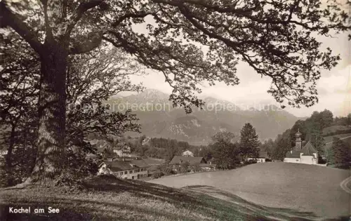 AK / Ansichtskarte Kochel am See Bayern Panorama
