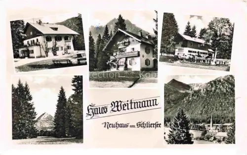 AK / Ansichtskarte Neuhaus Schliersee Miesbach Bayern Gasthaeuser Teilansichten