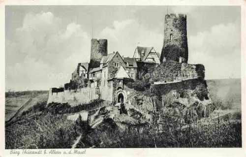 AK / Ansichtskarte Alken Mosel Burg Thurandt