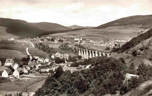 AK / Ansichtskarte Willingen Sauerland Panorama Viadukt