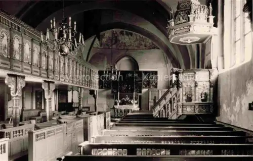 AK / Ansichtskarte BAD ZWISCHENAHN Ammerland Niedersachsen Kirche Inneres