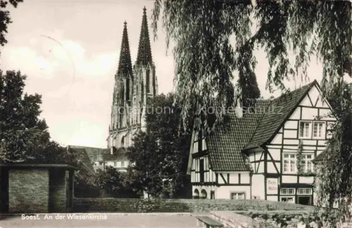 AK / Ansichtskarte Soest DE NRW An der Wiesenkirche