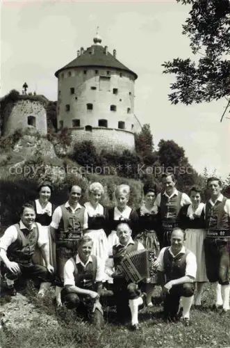 AK / Ansichtskarte KUFSTEIN Tirol AT Musikgruppe Burgturm