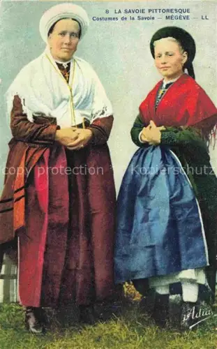 AK / Ansichtskarte Megeve Bonneville 74 Haute-Savoie Costumes de la Savoie