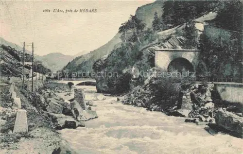 AK / Ansichtskarte Modane Saint-Jean-de-Maurienne 73 Savoie Vue sur L'Arc