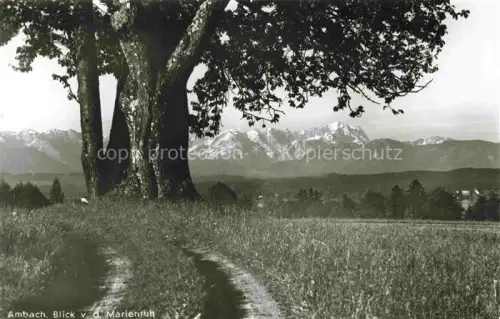AK / Ansichtskarte Ambach Muensing Bayern Blick von der Marienruh