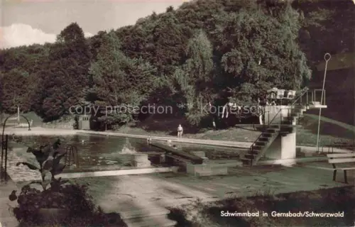 AK / Ansichtskarte Gernsbach Murgtal BW Schwimmbad