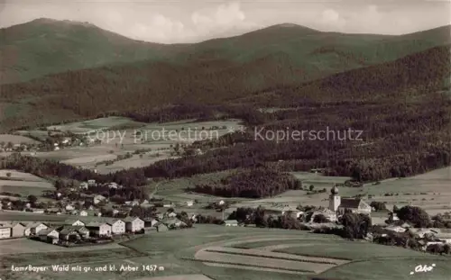AK / Ansichtskarte Lam Oberpfalz Wald mit Grossem und Kleinem Arber