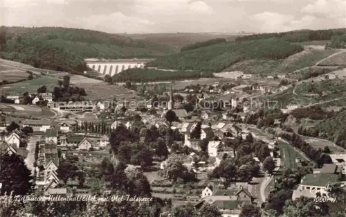 AK / Ansichtskarte Hellenthal Eifel Euskirchen NRW mit Olef Talsperre Panorama