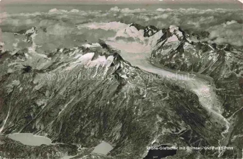AK / Ansichtskarte Gletscher Ferner Glacier Glaciar Ghiacciaio-- Rhone Grimsel Furka Pass