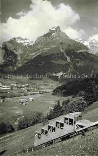 AK / Ansichtskarte Zahnradbahn Standseilbahn Furniculaire Rack Railway-- Drahtseilbahn Engelberg Gerschnialp