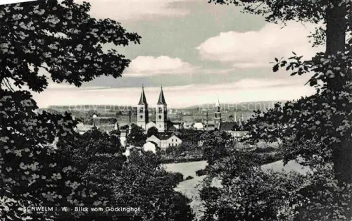 AK / Ansichtskarte Schwelm NRW Panorama Blick vom Goeckinghof Ansicht mit Kirche