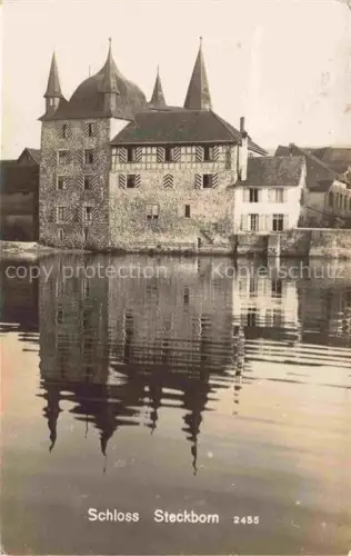 AK / Ansichtskarte Steckborn Untersee TG Schloss Ansicht vom See aus