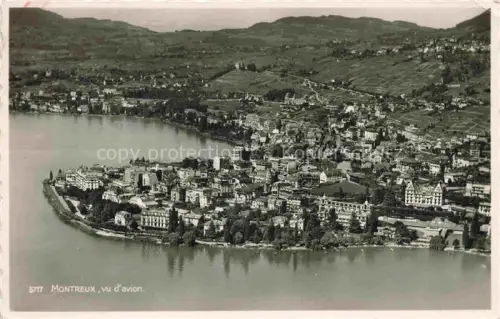 AK / Ansichtskarte MONTREUX  VD Fliegeraufnahme