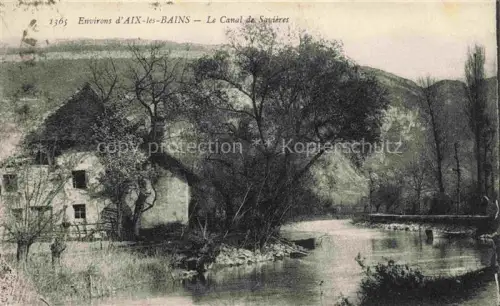 AK / Ansichtskarte AIX-LES-BAINS Chambery 73 Savoie Le Canal de Savieres