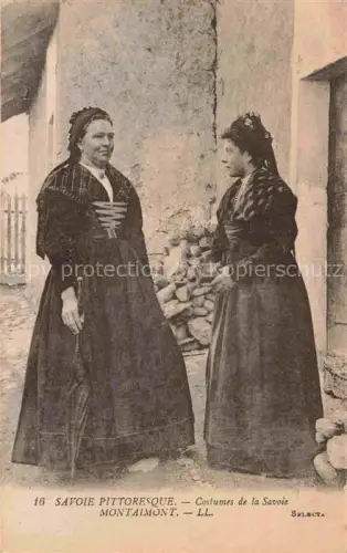 AK / Ansichtskarte Montaimont Costumes de la Savoie