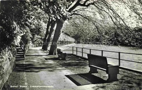 AK / Ansichtskarte BADEN  AG (Schweiz) Limmatpromenade