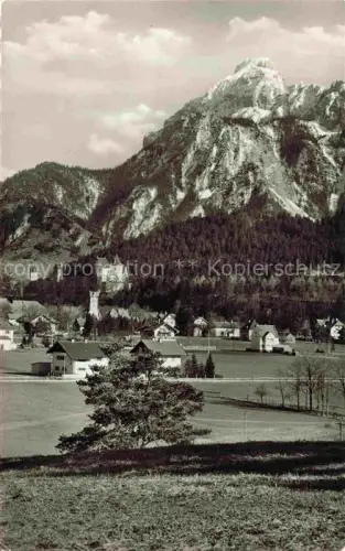 AK / Ansichtskarte Fuessen am Lech Allgaeu Bayern mit Saeuling