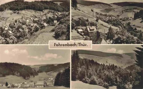 AK / Ansichtskarte Fehrenbach Masserberg Thueringen Fliegeraufnahmen Panorama