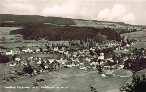 AK / Ansichtskarte Lenzkirch Hochschwarzwald BW Fliegeraufnahme