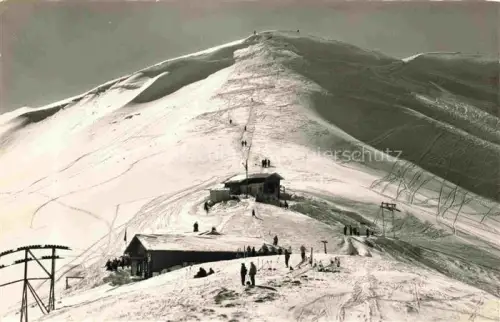 AK / Ansichtskarte Adelboden Frutigen BE Sesselbahn und Skilift Schwandfeldspitz Tschentenalp