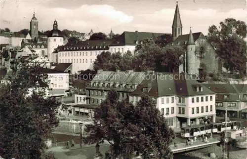 AK / Ansichtskarte SIEGEN  Westfalen NRW Siegbruecke Unteres Schloss und Martinikirche