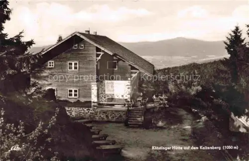 AK / Ansichtskarte Koetztingerhuette 1050m Koetzting Bayern auf dem Kaitersberg