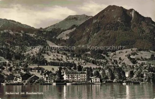 AK / Ansichtskarte Beckenried Vierwaldstaettersee NW mit Buochserhorn