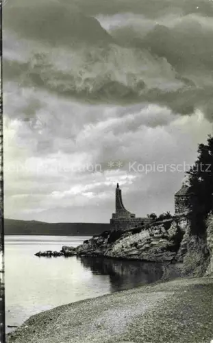 AK / Ansichtskarte Novigrad Croatia Panorama Monument