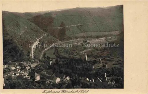 AK / Ansichtskarte Heimbach  Eifel Rur Dueren NRW Fliegeraufnahme