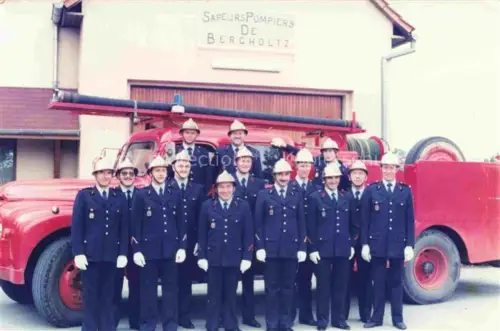AK / Ansichtskarte Bergholtz Guebwiller 68 Haut-Rhin Sapeurs Pompiers de Bergholtz