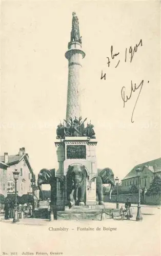 AK / Ansichtskarte CHAMBERY 73 Savoie Fontaine de Bogne