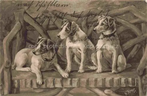 AK / Ansichtskarte HUNDE dogs chiens-- 