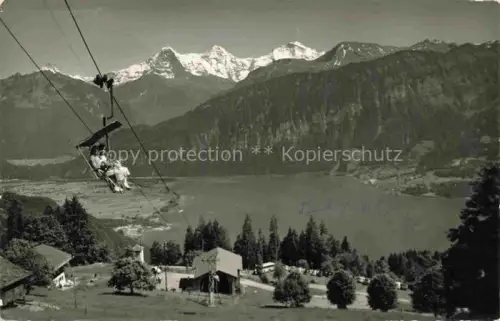 AK / Ansichtskarte Sessellift Chairlift Telesiege Beatenberg Niederhorn