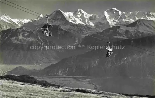 AK / Ansichtskarte Sessellift Chairlift Telesiege Beatenberg Niederhorn
