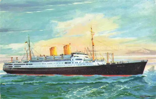 AK / Ansichtskarte Dampfer Oceanliner Norddeutscher Lloyd Bremen MS Berlin