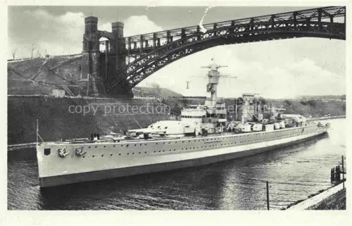 AK / Ansichtskarte Marine  Warships Panzerschiff Deutschland Kaiser Wilhelm Kanal 