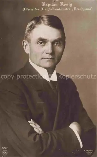 AK / Ansichtskarte Marine  Warships NPG Nr. 5627 Kapitaen Koenig Deutschland